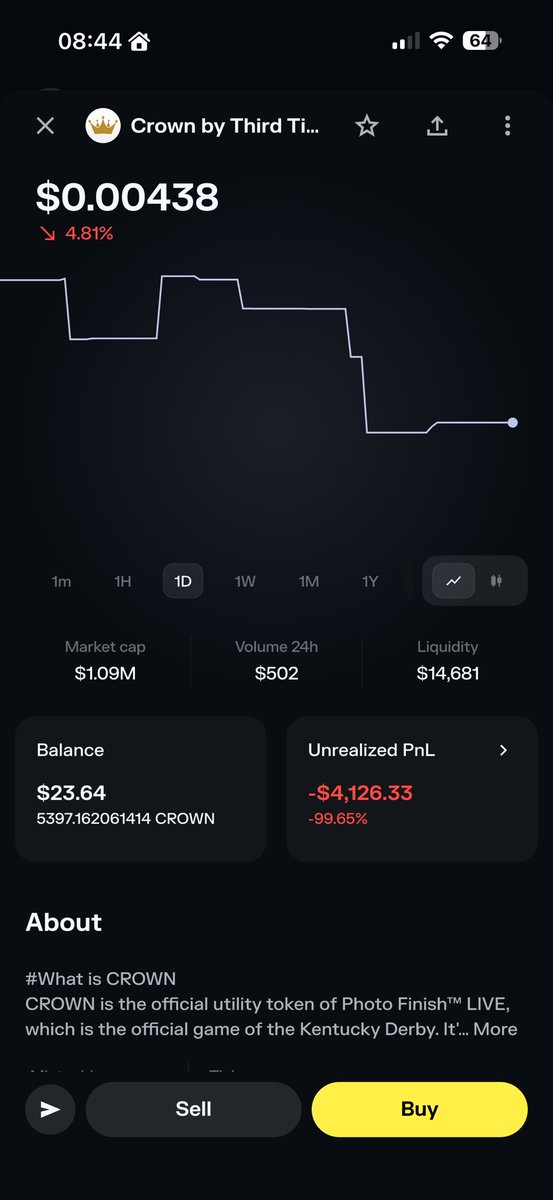 Roja3rd's tweet photo. Person ask me why I'm I looking homeless 
I showed him how my $6k turn  worth $25 now
One of many’s https://t.co/jEQTmrWqRT