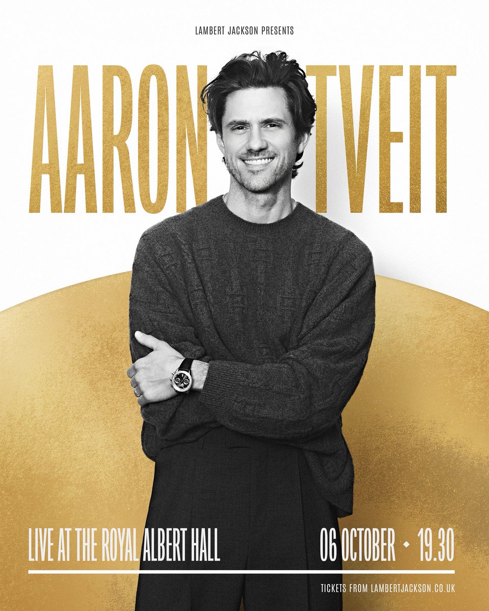 LJProds's tweet photo. Aaron Tveit is coming back to London for one-night-only! ✨

Sign up to the presale now! 🎟️

https://t.co/Bwub4lVQjH https://t.co/lFliwf4mJJ
