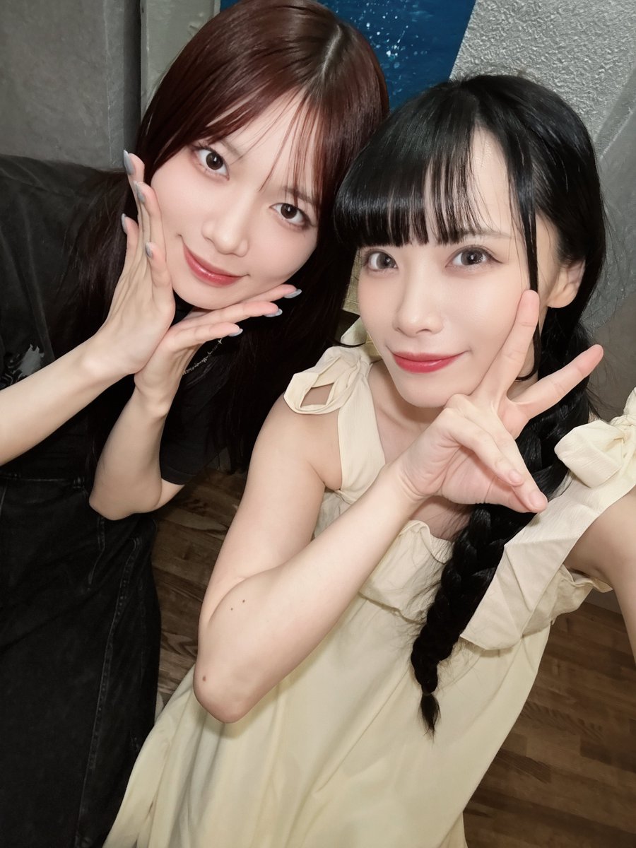 miyavi_ngk's tweet photo. 止まらないマシンガントーク。
なかなか、心から本音を話せるアイドルフレンドって少ないのでとっても嬉しみ。
充実した時間送れましたとさ！また来月🫶🏻ﾗﾌﾞ https://t.co/drGY7WAQtc