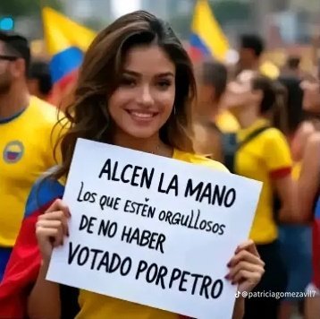 Rincon001A's tweet photo. Faltan 9 días  para que acabe la desgracia de tener al guerrillero mitomano del M-19 Gustavo Petro en el poder 

Hasta el último día sin falta trinaré el mismo mensaje

Cada día somos más 

❤Ayer fuimos 900
❤más de 1M 101K en 1019D

Fuera Petro
#FueraPetro
#FueraPetro https://t.co/1Mfd37MPRm