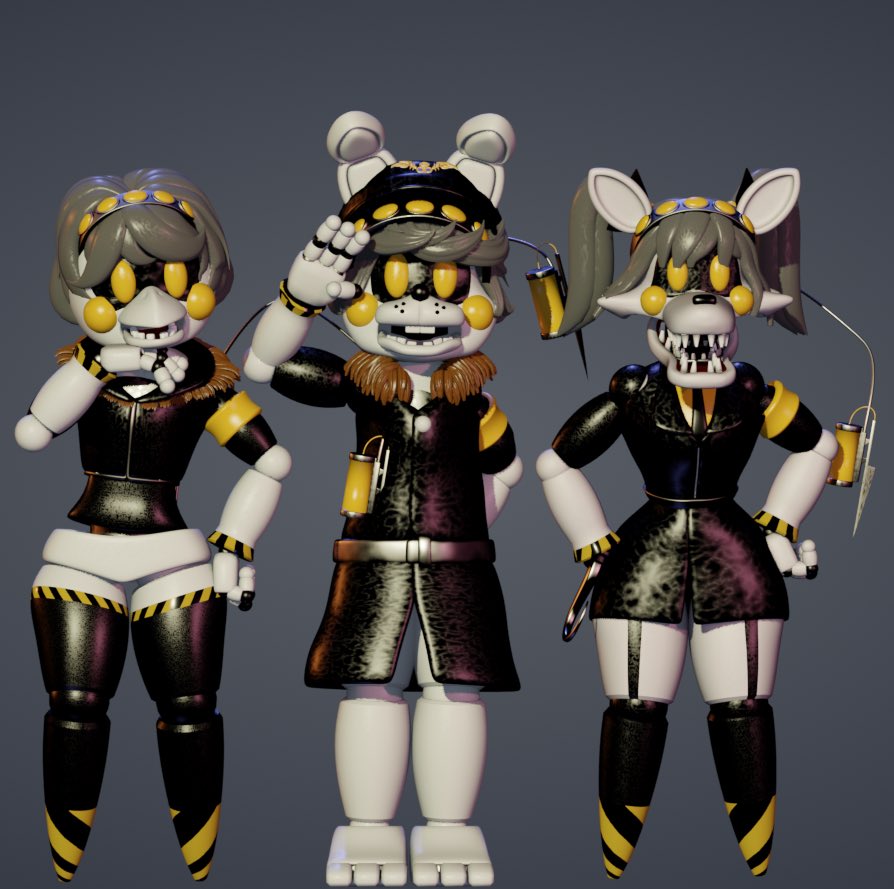 DylanDiaz654503's tweet photo. Serial designation-TC and Serial designation-TF are here 
Now we got the how old disassembly animatronic crew I might make Cyn or cynessa whatever there called I just don’t know who to do for the worker drones like Uzi https://t.co/8Ff3BEnuMR