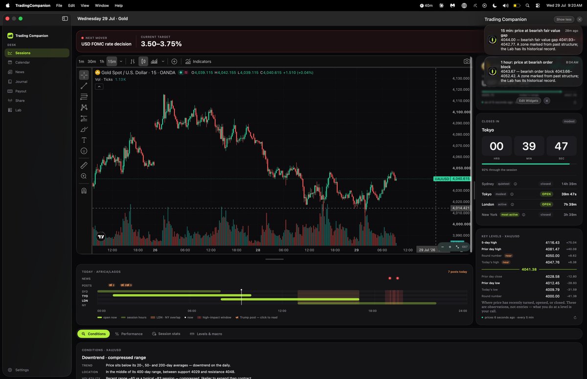 John0lat's tweet photo. I built a backtesting tool, ran my own gold strategy through it, and it told me my edge was a coin flip.
That's the feature.

Open-sourced the whole thing 🧵
#XAUUSD #buildinpublic https://t.co/b8I4sjgeFY