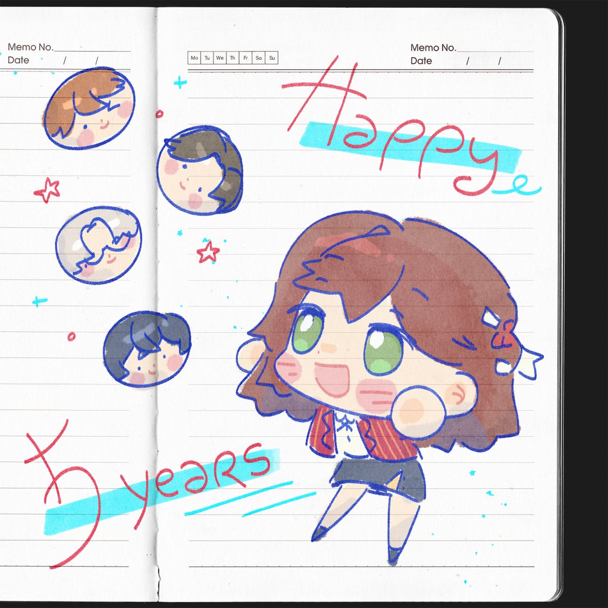 sishinshia's tweet photo. 🎂

#ToT5thAnnivRelay #ToT5thAnniv #TearsOfThemis https://t.co/tAGScEU1FT