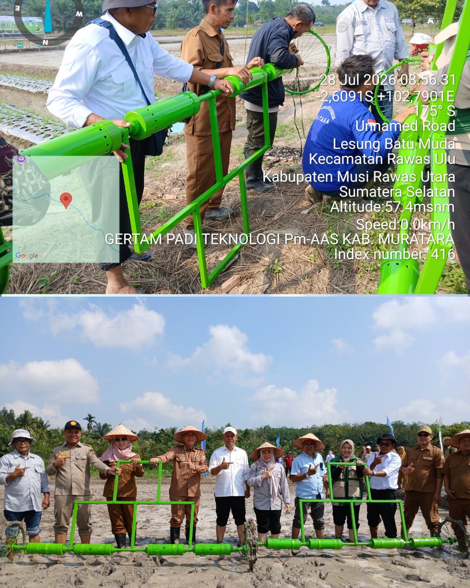 BSIP_SUMSEL2109's tweet photo. PM-AAS Hadir di Muratara, BRMP Sumsel Bidik Produktivitas Padi Tembus 10 Ton per Hektare
#PMAAS
#brmpsumsel
#kementan
#swasembadapangan https://t.co/7qHtq1YQx2