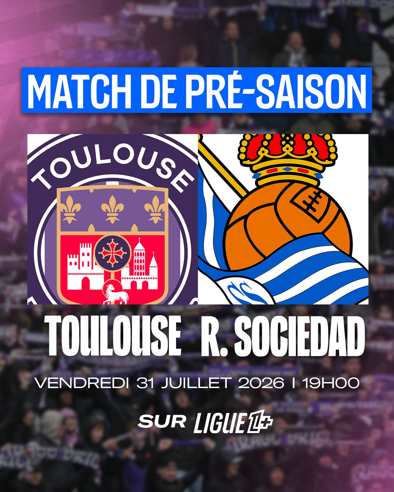 Le @ToulouseFC défie la Real Sociedad en début de soirée 😈

Suivez la ...