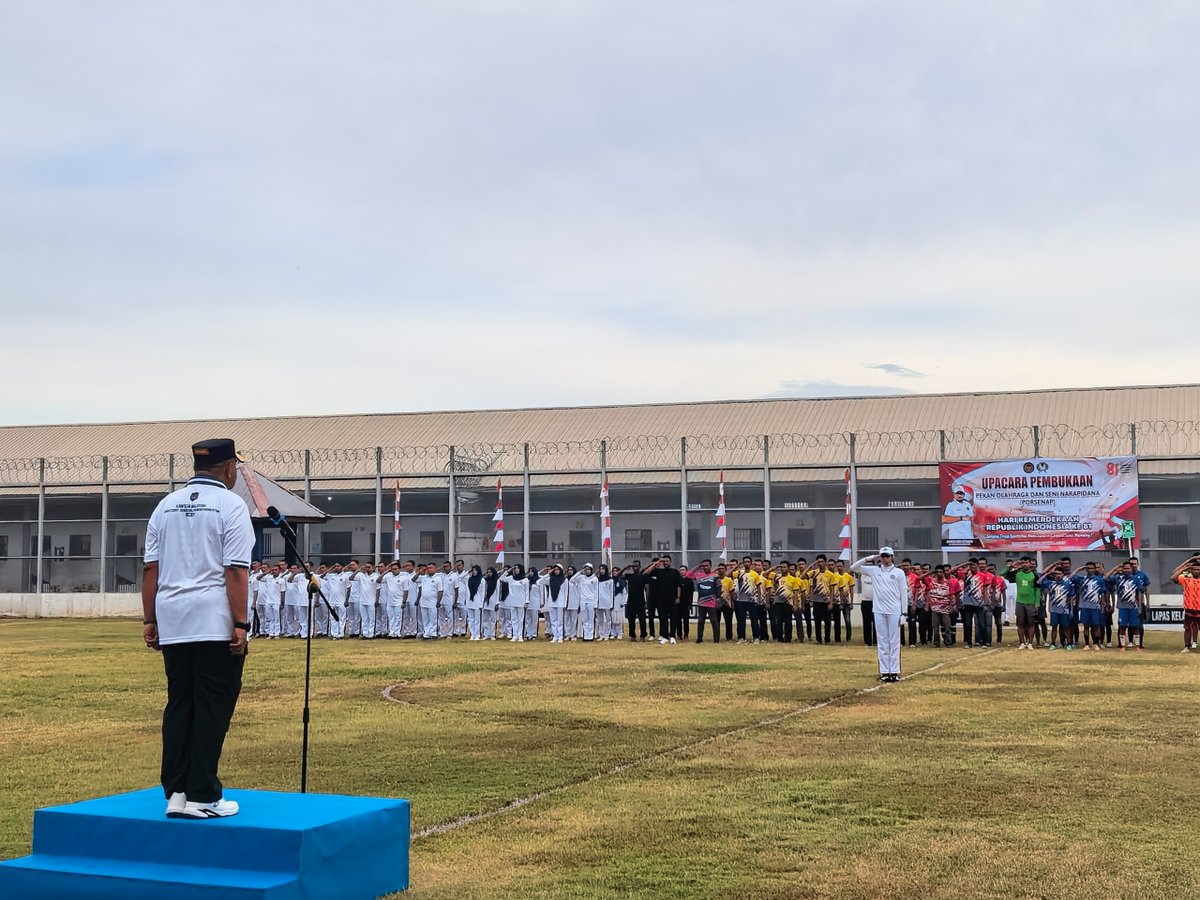 ditjenpasaceh's tweet photo. Buka PORSENAP Lapas Banda Aceh, Kakanwil Ditjenpas Aceh Tegaskan Jiwa Nasionalisme Tak Boleh Luntur

Baca selengkapnya di https://t.co/THVqnMPW2T https://t.co/YvxhUeQ9GA