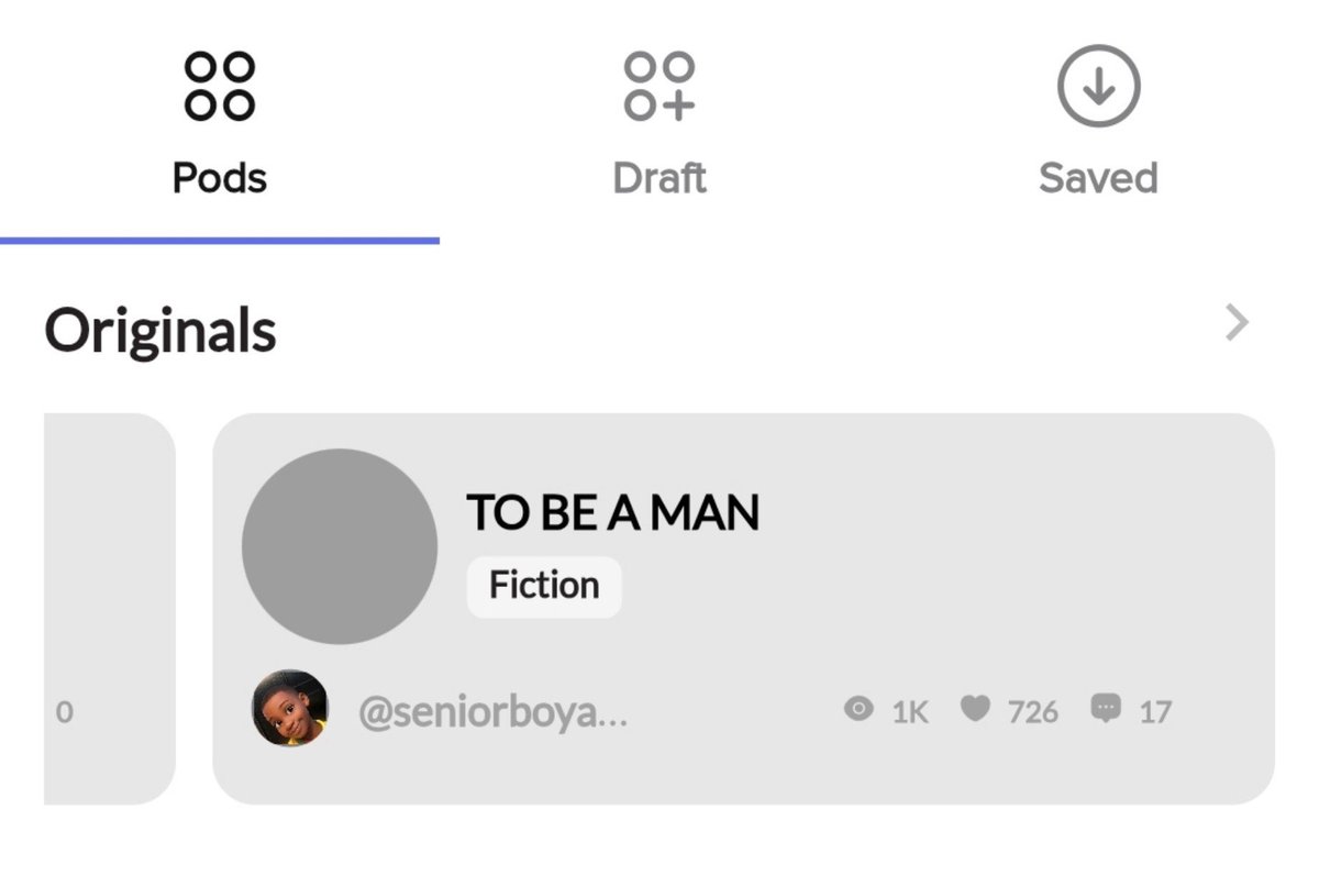 seniorboyade's tweet photo. Yippee 🎉
To Be A Man hitted 1K overall views and 700+ reactions on Storipod. 😍
Thank you for reading and for your massive support. 🙏❤️
#TOBEAMAN #TBAM #THESERIES #SUPPORT #CELEBRATION #STORIPOD https://t.co/cBKuJm20L3