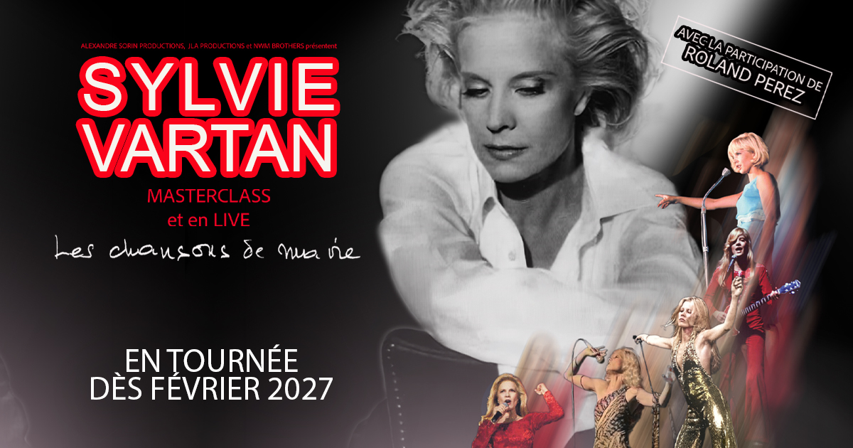TicketmasterFR's tweet photo. #PREVENTE
Sylvie Vartan part à la rencontre du public à travers quelques dates uniques en France à partir de février 2027 en masterclass et en live 🎟️ https://t.co/BjVyyaEpmI https://t.co/NNsvJ30cHR