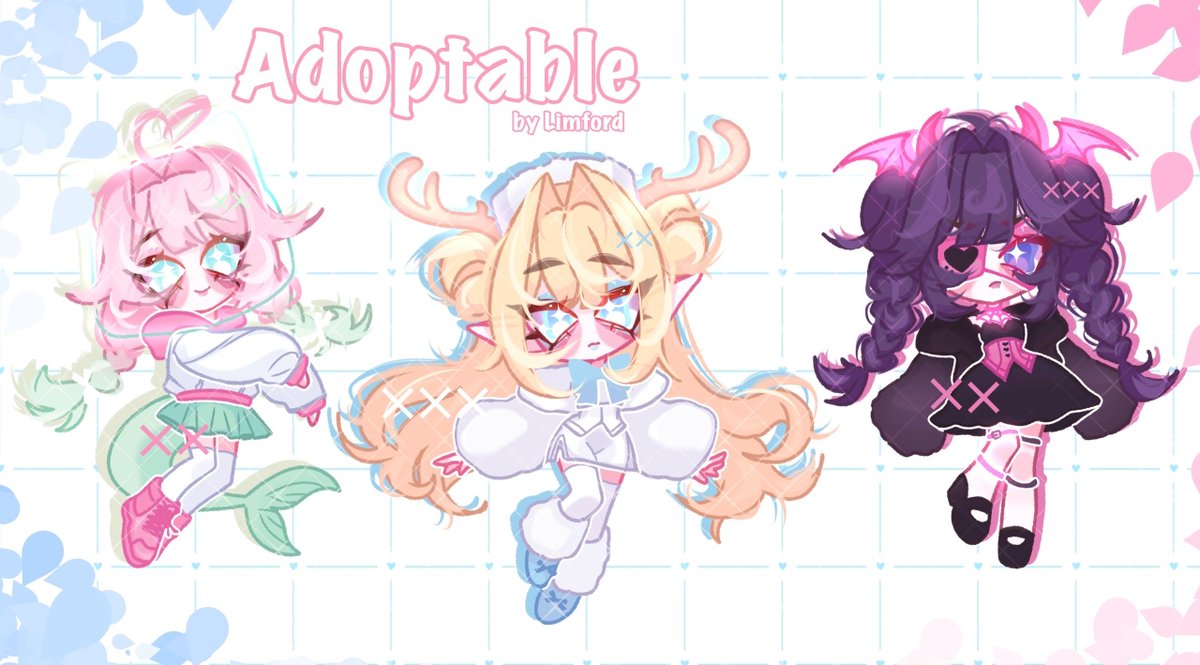 limford_'s tweet photo. some already sold adopts

#adopt #artmoots #characterdesign https://t.co/pLyRAec3wd