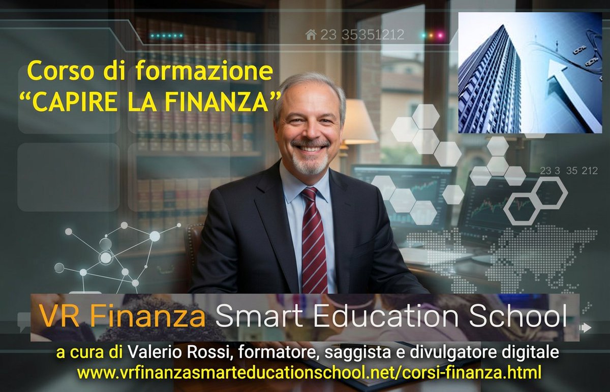 valerio_bit's tweet photo. Capire la Finanza? Una necessità e non più una opzione.
Se ritieni utili le mie argomentazioni, contattami in privato per concordare un percorso formativo personalizzato a: vrfinanza@protonmail.com
Siete i benvenuti/e.
#capire #finanza #corso #formazione #educazione #finanziaria https://t.co/jp1cw4mAYA