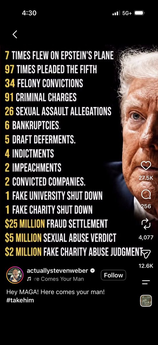 emprefe's tweet photo. @0ivankaTrump1 B. If you still support trump, I am going to have to assume you are a racist,  misogynistic,  uneducated,  pedo,  grifting piece of human waste... https://t.co/HN0m6xcHYY