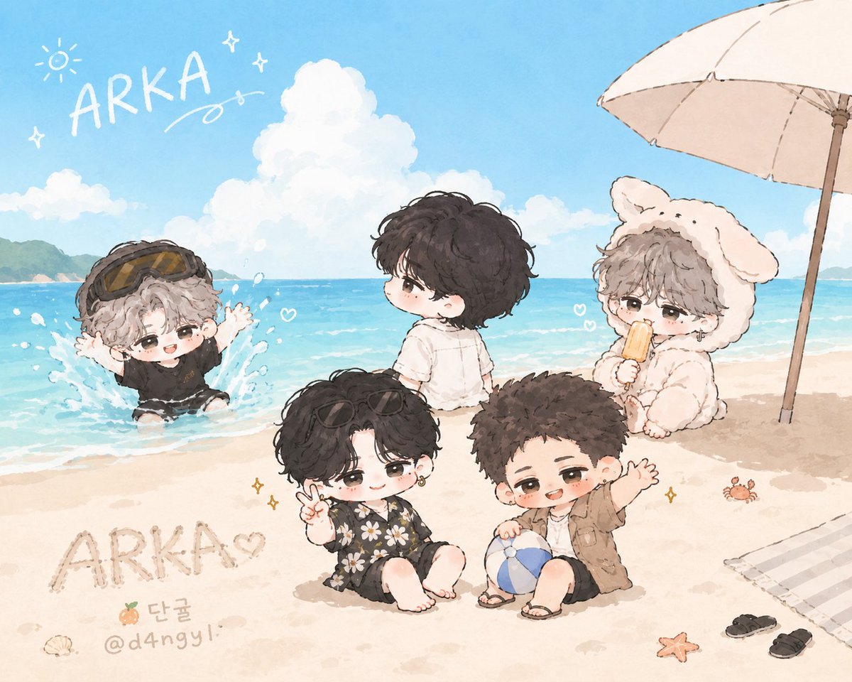 d4ngyl's tweet photo. 오랜만에 왔습니다 🥹🧡

#제타 캐릭터들 데리고 여름 바다 다녀오기 🏖️
더우니까 랜선 바캉스라도 보고가세요 🌊 https://t.co/gqsmsnWoGG