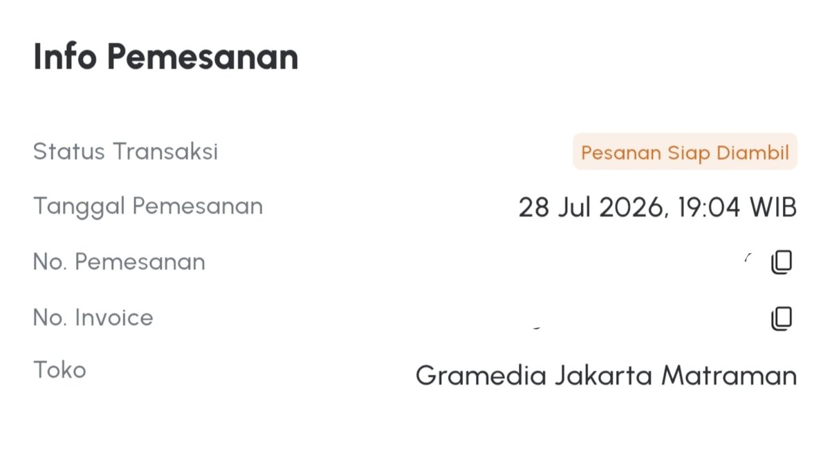 udabdun's tweet photo. disini ada yang deket sama Gramedia Jakarta Matraman ga yaa? 
mau ngejual novel Di Tanah Lada aku jual 70k ajaa edisi salah order pickup di toko🙏🏻😭😭
jadi hanya dateng ke Gramedia Matraman nya aja buat ambil bukunya gausah bayar lagi di toko https://t.co/8aJC5g22hx