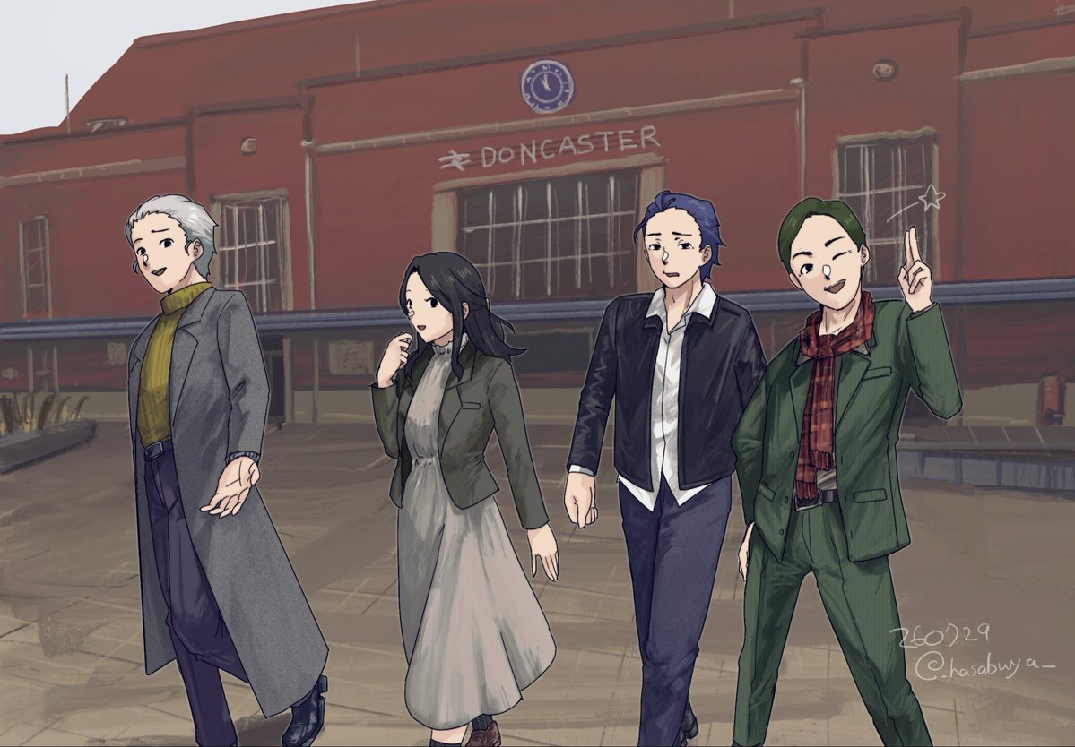 _hasabuya_'s tweet photo. 擬🚂  捏造設定と雰囲気の絵 https://t.co/EFRcvecPwB