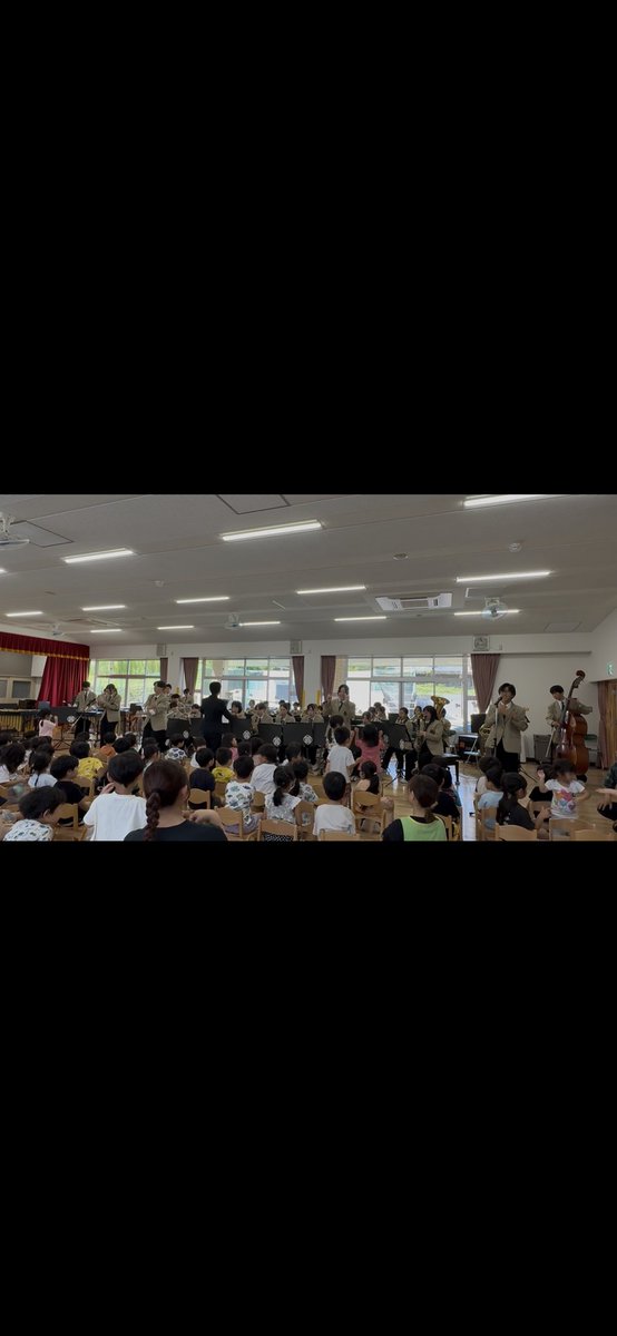 TOKISHO_brass's tweet photo. .
顧問の視点 vol.154

7月29日（水）笠原こども園で依頼演奏🎶

「音でつながる輪」をテーマに、園児たちと歌い、踊り、笑顔あふれる時間を過ごしました。
音楽は年齢や言葉を越えて人と人をつなぐ力がある。
その温かさを改めて実感した一日でした。ありがとうございました。

#土岐商吹奏楽部 https://t.co/sJ0ACvCA4G