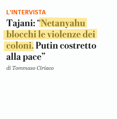 rafforiani's tweet photo. Il nostro minEsteri @Antonio_Tajani. A sx oggi, a dx il 23.10.23. Tra le due interviste, almeno 21000 bambini uccisi e ZERO sanzioni. Fossi nei colleghi, smetterei di chiedergli cosa dovrebbe fare Israele e comincerei a chiedere perché lui non fa e non ha fatto nulla. @repubblica https://t.co/EqykJdGUju