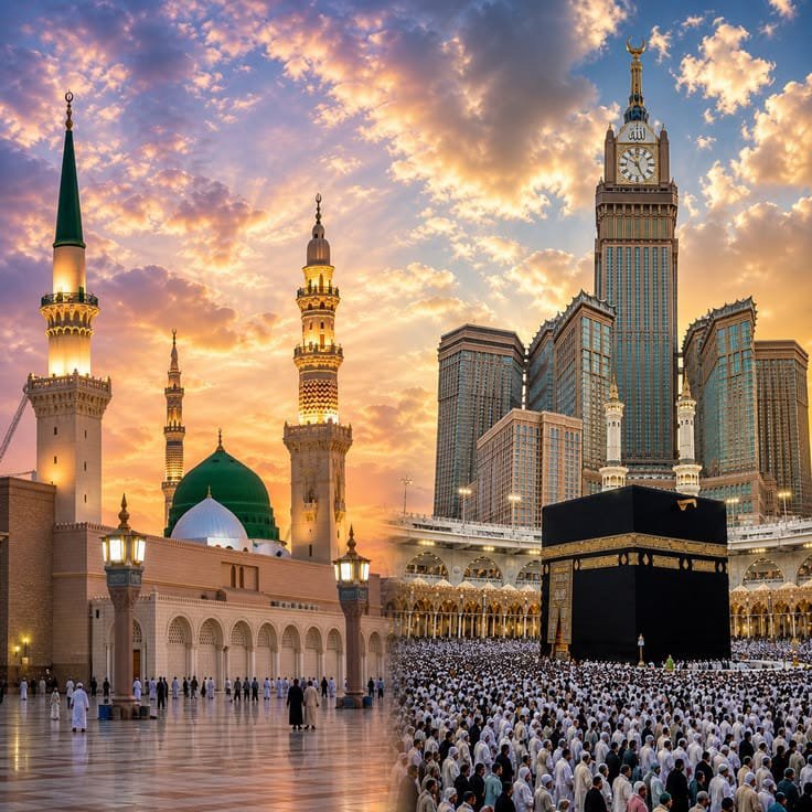ZAHIR3280's tweet photo. #Makkah #Madina #MasjidAlHaram #MasjidENabawi #Kaaba #GumbadEKhazra #Haramain #MakkahAlMukarramah #MadinaMunawwara #Umrah #Hajj #Tawaf #Ziyarat #IslamicPlaces #HolyPlaces #Muslim #Ummat #Dua #SpiritualJourney #SaudiArabia
#مکہ #مدینہ #مسجد_الحرام #مسجد_نبوی #خانہ_کعبہ #گمبد_خضرا https://t.co/Hp2bTAfMwj
