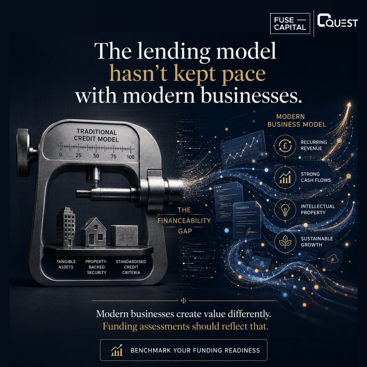 FuseCapital2013's tweet photo. Traditional lending isn't always built for modern businesses. Companies with recurring revenue and strong fundamentals can still fall outside conventional lending criteria.
Learn why: https://t.co/BSMYj5uGAV
#PrivateCredit #AlternativeFinance https://t.co/BSMYj5uGAV https://t.co/FljdBgVqvO
