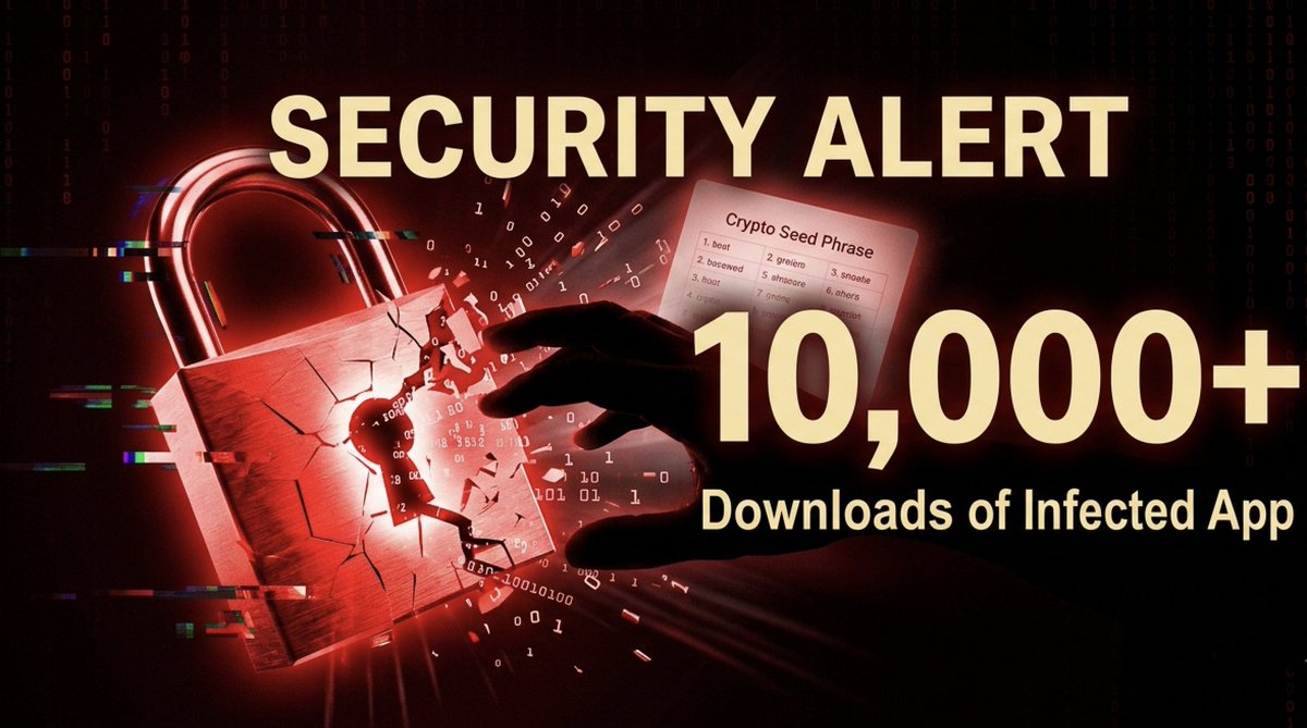 bitforgenews's tweet photo. 🔒 SparkKitty malware hides in trojanized crypto/gambling/TikTok apps on App Store &amp; Google Play, scanning your photos for seed phrases. 10,000+ downloads on one infected app alone. Never store your seed phrase as a screenshot. #Crypto #Security https://t.co/13gjPcC6pz