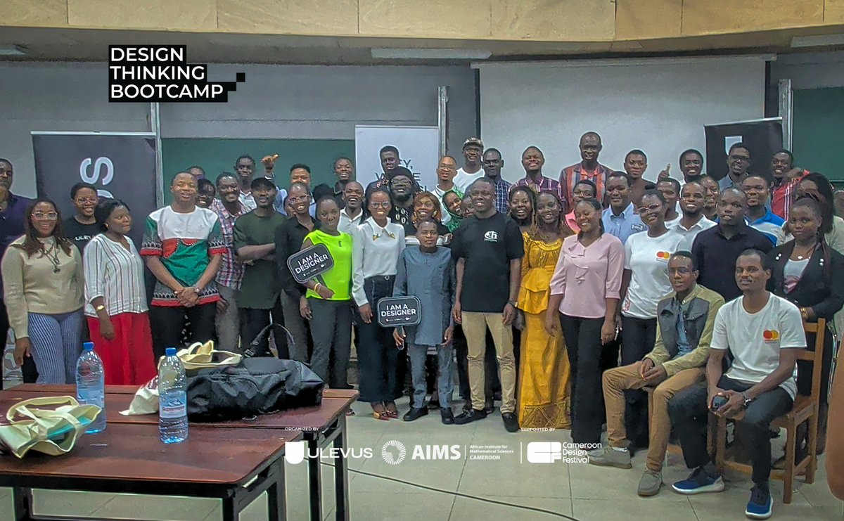 AimsCmr's tweet photo. Next week, they take these skills into internships across different organizations.

Thank you to ULEVUS and our facilitators for making it possible.

The bootcamp is over. Now, the learning goes to work.

#AIMSCameroon #PreInternshipBootcamp #DesignThinking #TheFutureOfScience https://t.co/6bk3EFbtwS