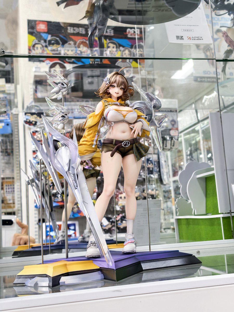 Hobbysakura's tweet photo. 🟥#HobbySakura 展示情報🟥
✨あみあみ店舗で展示✨
好評配信中の人気スマホゲーム「勝利の女神：NIKKE」より

✦アニス：スター✦
1/7スケール フィギュア

が現在あみあみ店舗にて展示中！
ぜひお立ち寄りください✨

📍展示場所：あみあみ 秋葉原ラジオ会館店
（秋葉原ラジオ会館4F）
#NIKKE https://t.co/XMS4SEbwq4