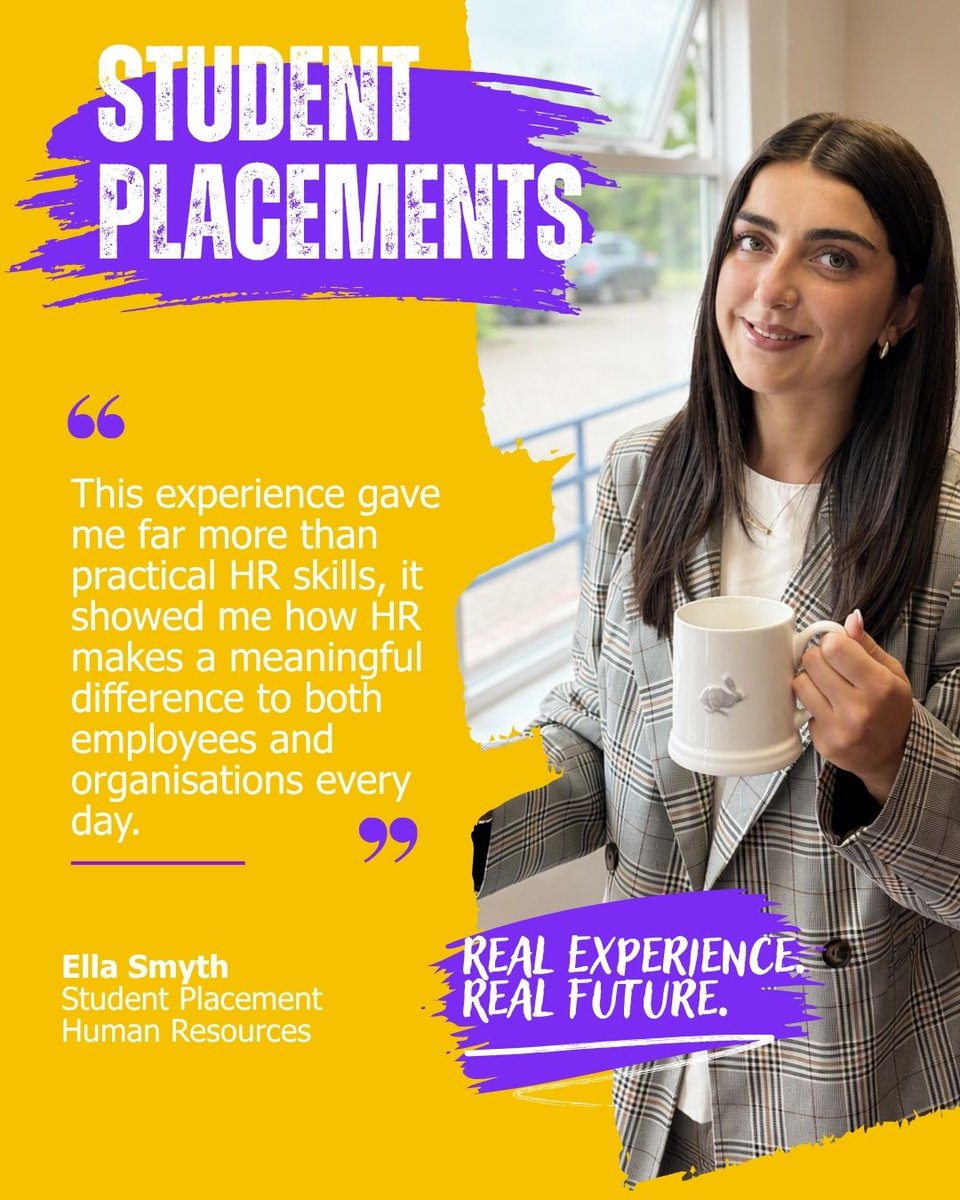nmdcouncil's tweet photo. 📢 𝐓𝐡𝐢𝐧𝐤𝐢𝐧𝐠 𝐚𝐛𝐨𝐮𝐭 𝐲𝐨𝐮𝐫 𝐩𝐥𝐚𝐜𝐞𝐦𝐞𝐧𝐭 𝐲𝐞𝐚𝐫?

Ella Smyth, a Business Studies student at Ulster University , is gaining hands-on experience with our Human Resources team, developing practical skills in learning and development, employee administration and supporting colleagues across the organisation.

Could you be next? 👀

Our 𝟐𝟎𝟐𝟕/𝟐𝟖 𝐒𝐭𝐮𝐝𝐞𝐧𝐭 𝐚𝐧𝐝 𝐆𝐫𝐚𝐝𝐮𝐚𝐭𝐞 𝐏𝐥𝐚𝐜𝐞𝐦𝐞𝐧𝐭 𝐏𝐫𝐨𝐠𝐫𝐚𝐦𝐦𝐞 opens this autumn, so keep an eye on our social channels for application details.

#StudentPlacements #HumanResources #CareerStartsHere #NMDDC