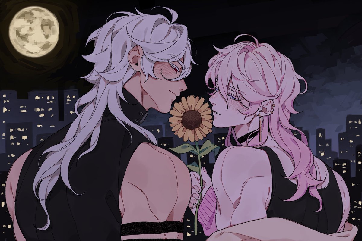 Natsuwanta's tweet photo. A night with you ~

Commissioned artwork!! 
Art is done by my beloved wifey @mmitosii 💕

#adwd #ADateWithDeath https://t.co/Qlpr2Hv0Un