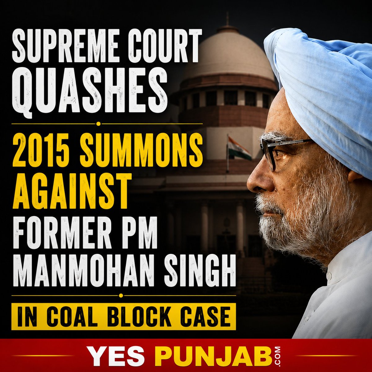 yespunjab's tweet photo. #SupremeCourt #ManmohanSingh #CoalScam #CoalBlockCase #Judgment #CBI #RuleOfLaw #IndianJudiciary #IndiaNews #Congress #YesPunjab https://t.co/CpUPlZb5Lh