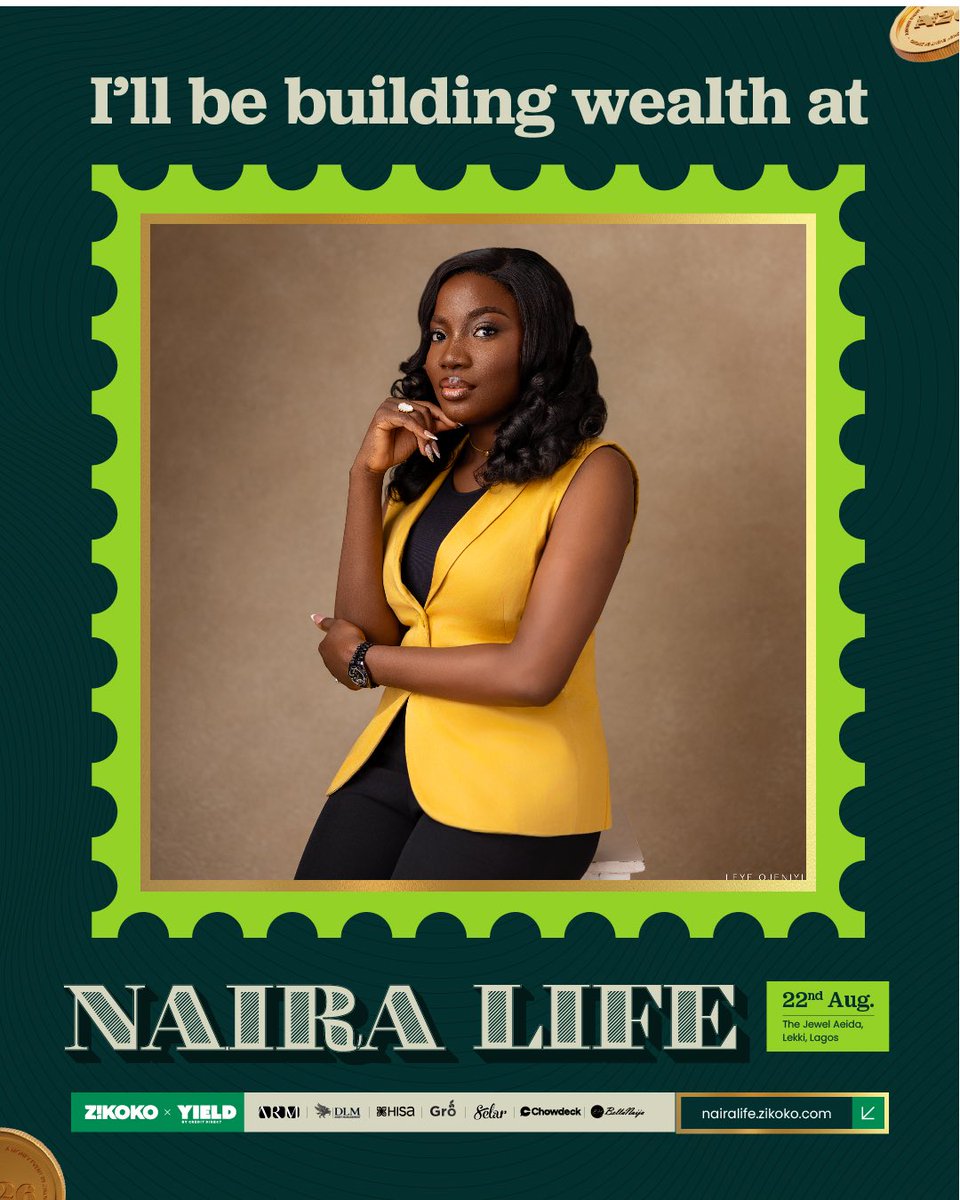 globalMoradeke's tweet photo. As someone who is passionate about impact and achieving financial growth, I'll be attending the Naira Life Conference because I'm ready to build wealth differently in 2026.
I am ready to level up. You should come around too.
#Thenairalifeconference2026
#BuildWealthwithYield https://t.co/aRyt4S46Ry