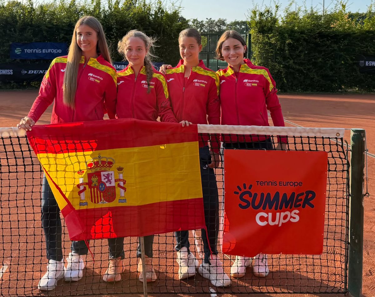 RFETenis's tweet photo. Turno para los mayores🫶

Las selecciones españolas🇪🇸 Sub'18 y Sub'16 entran en juego en las últimas Copas de Verano 🏆🇪🇺

#Peoplepossible @MBESpain

📲https://t.co/vlNXyqIzmR https://t.co/8BsMKYjSrx