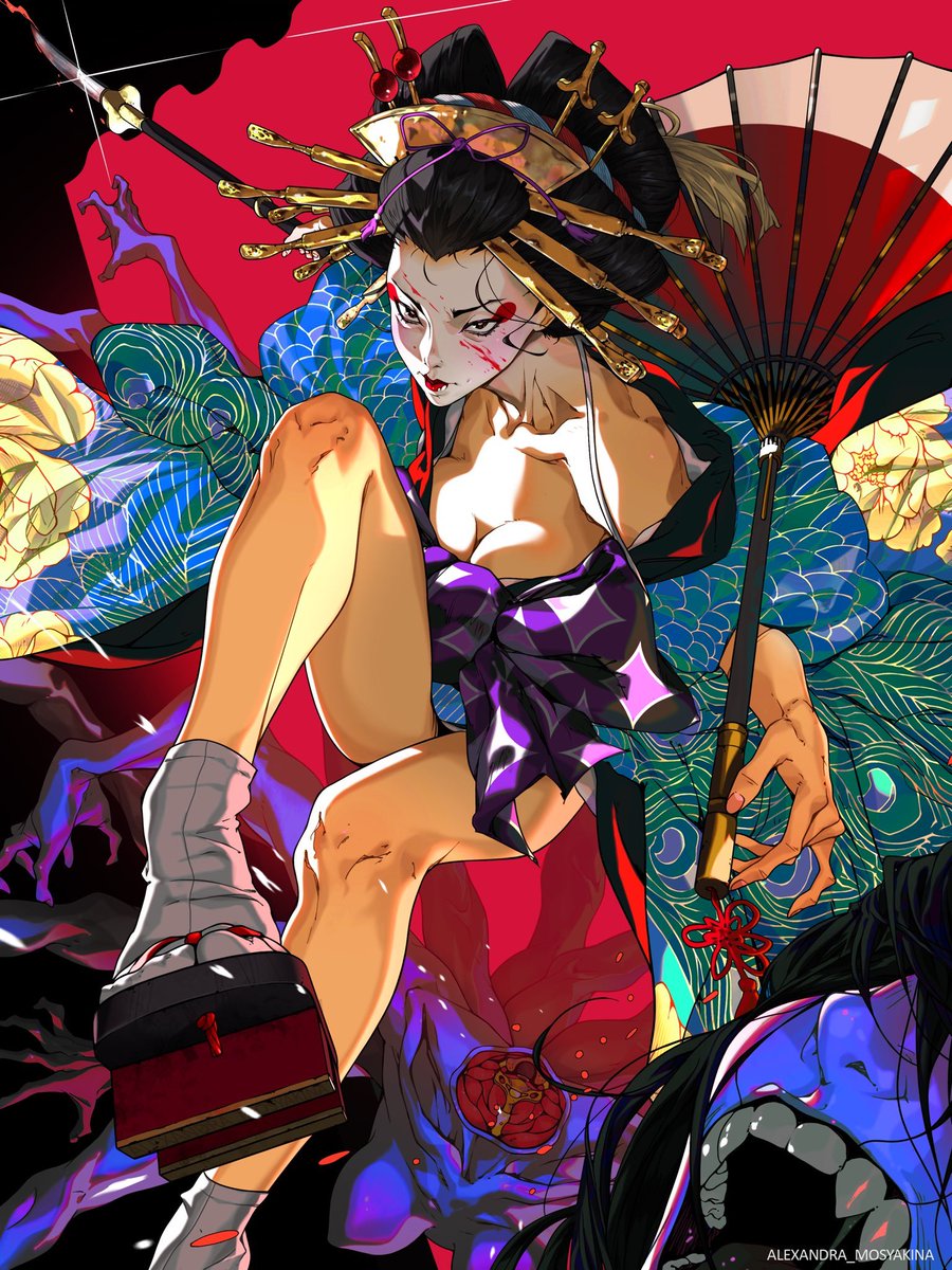 VideoArtGame's tweet photo. Illustration | Oiran

Artist: @alexa_mosyakina https://t.co/a9WAyfp9if
