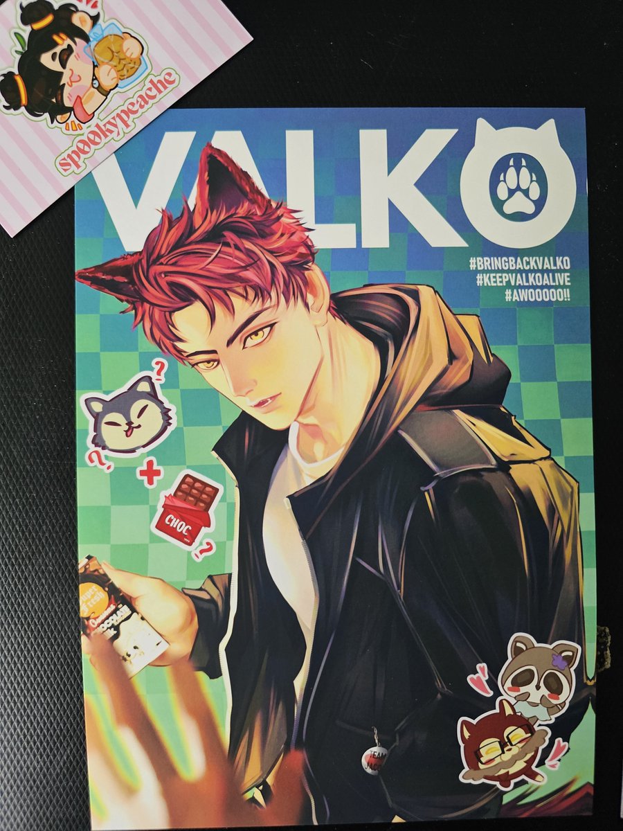 yuulie__'s tweet photo. I got my goods from csf 😭😭😭😭😭 i love my friend sm for helping me snag one www 

#ValkolsGoodestBoy #ValkolsLoved #ValkolsInnocent
https://t.co/aqcLT46qo0

Artwork by @/sp00kypeache https://t.co/6dcu3pS54J
