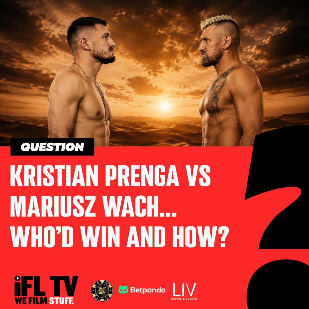 IFLTV's tweet photo. 🥊 Kristian Prenga 🆚 Mariusz Wach 

Who do you think would win and how? 👀

#JoshuaPrenga | #FuryWach | #BoxingDebate https://t.co/kmQ03pw8pM