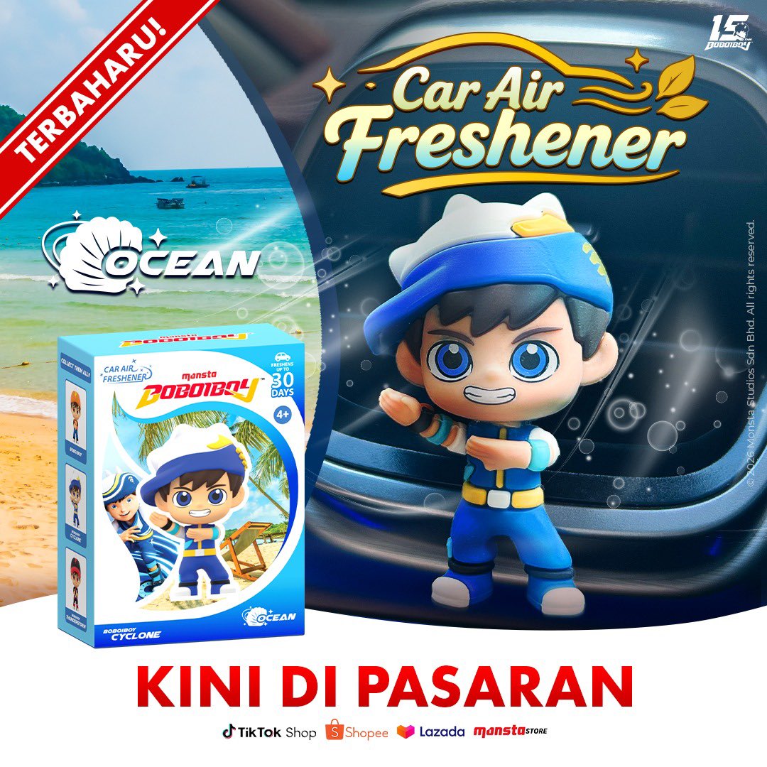 BoBoiBoy's tweet photo. Nama je #BoBoiBoyTaufan, tapi aromanya sepoi-sepoi bahasa 🌬️

KINI DI PASARAN! https://t.co/5T070YpPv9