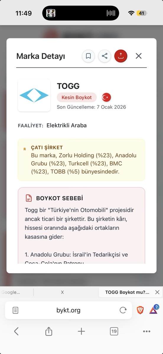 osmanaga__'s tweet photo. togg bi de kesin boykot ha. amasya et ürünleri ne yapmış ya adam mı öldürmüş??? https://t.co/ljaze5hemp