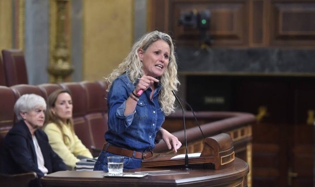 BurgoVega's tweet photo. ESPAÑA SE QUEMA PERO ÉSTA HIJA DE PUTX SE RIE EN COMPAÑIA DE ESOS SEUDOPERIODISTAS AFINES PAGADOS POR EL GOBIERNO CRIMINAL DE PEDRO SÁNCHEZ OTRO HIJO DE PUTX. https://t.co/EYiDyR2Mex