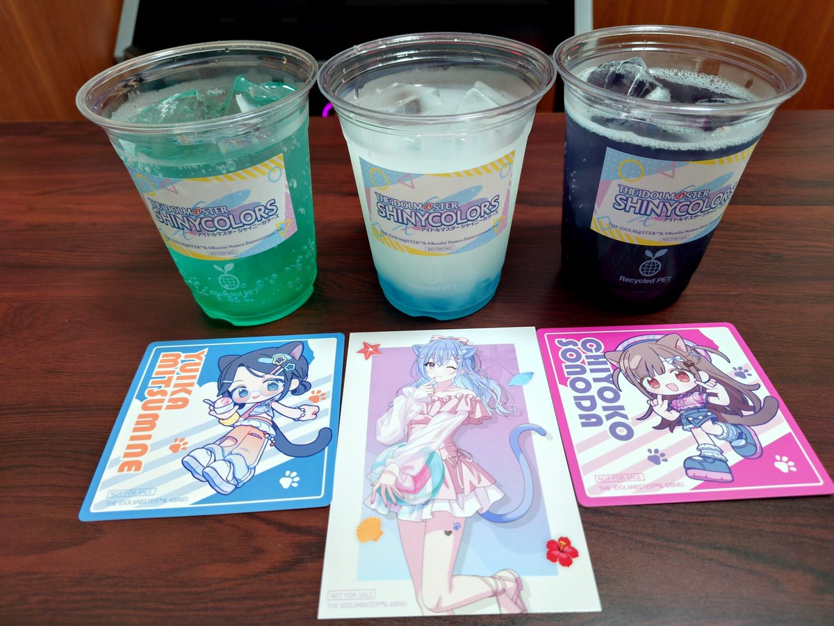 amedama1910's tweet photo. 本日はシャニマス × まねきねこコラボに行ってきました！with友人
#シャニマス #まねきねこ https://t.co/65FgTugqdd