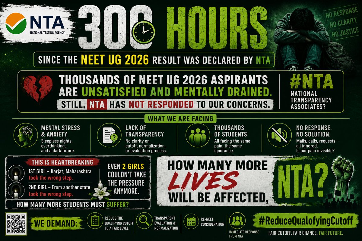 i_tweeeted's tweet photo. SHAME ON YOU NTA 
@NTA_EXAMS @NMC_BHARAT 
#NEET #NTA #NEET2026. https://t.co/EMnm3l8oPm