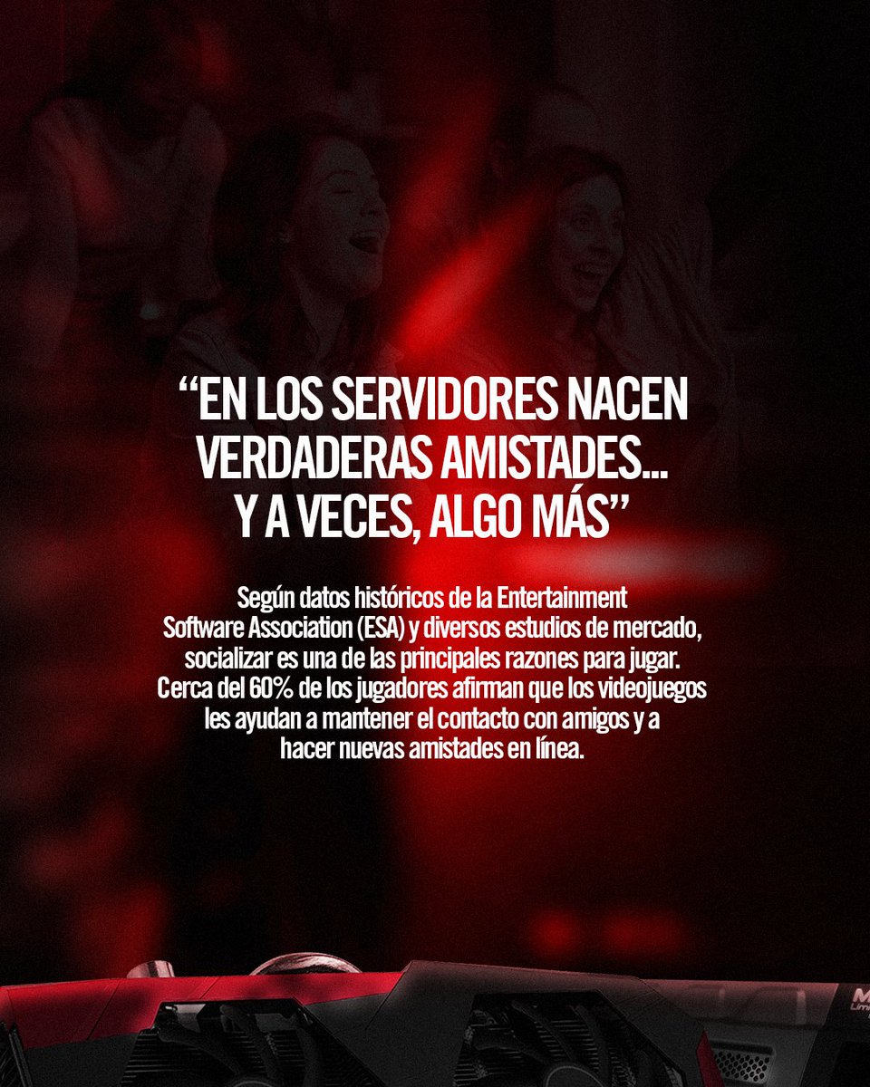 ASUSROGES's tweet photo. Amistades, equipos e incluso relaciones que comenzaron con un simple: "¿Te conectas?"

Ahora te toca a ti: ¿qué te ha dado el gaming? 👇

#ROG20 #ExperienciaROG #RepublicOfGamers https://t.co/rVORxCw7OV