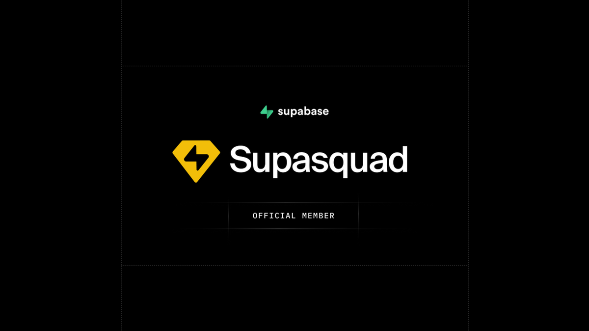 PoyrazAvsever's tweet photo. I am happy to share that I have officially joined the @supabase  SupaSquad as a Content Creator and Event Speaker. 

Excited to share practical tips, tutorials, and build alongside this amazing community. https://t.co/KdgXWVhq70
