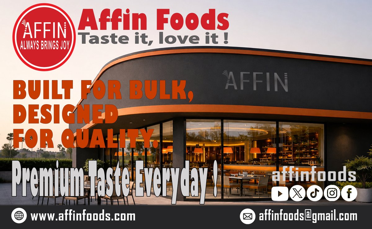 Affindoctors's tweet photo. Every visit brings something to look forward to. Come hungry and leave with a smile.
#affinfoods #foodstopover #deliciousliving #mealmemories #foodcorner #plategoals #tasteinspired #greatmeals #foodpleasure #alwayssatisfying https://t.co/vjnBKNzdb1