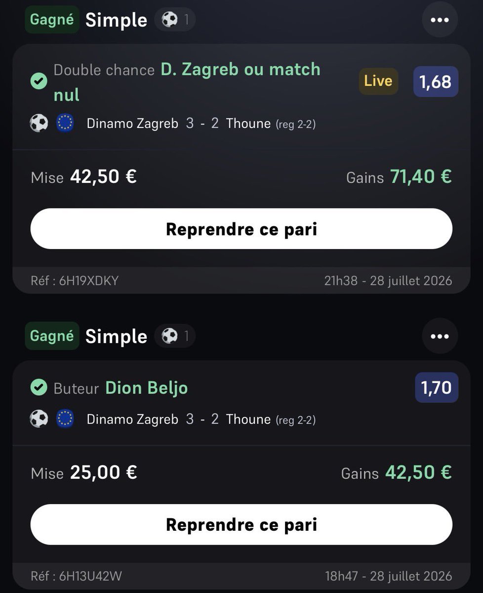 ArthurFootnf's tweet photo. Ne ratez plus aucune opportunité🎉 ! Pronostics les petits côte juste ici 👇👇
https://t.co/obQQRHKXCP
https://t.co/obQQRHKXCP https://t.co/kZQAPe6klb