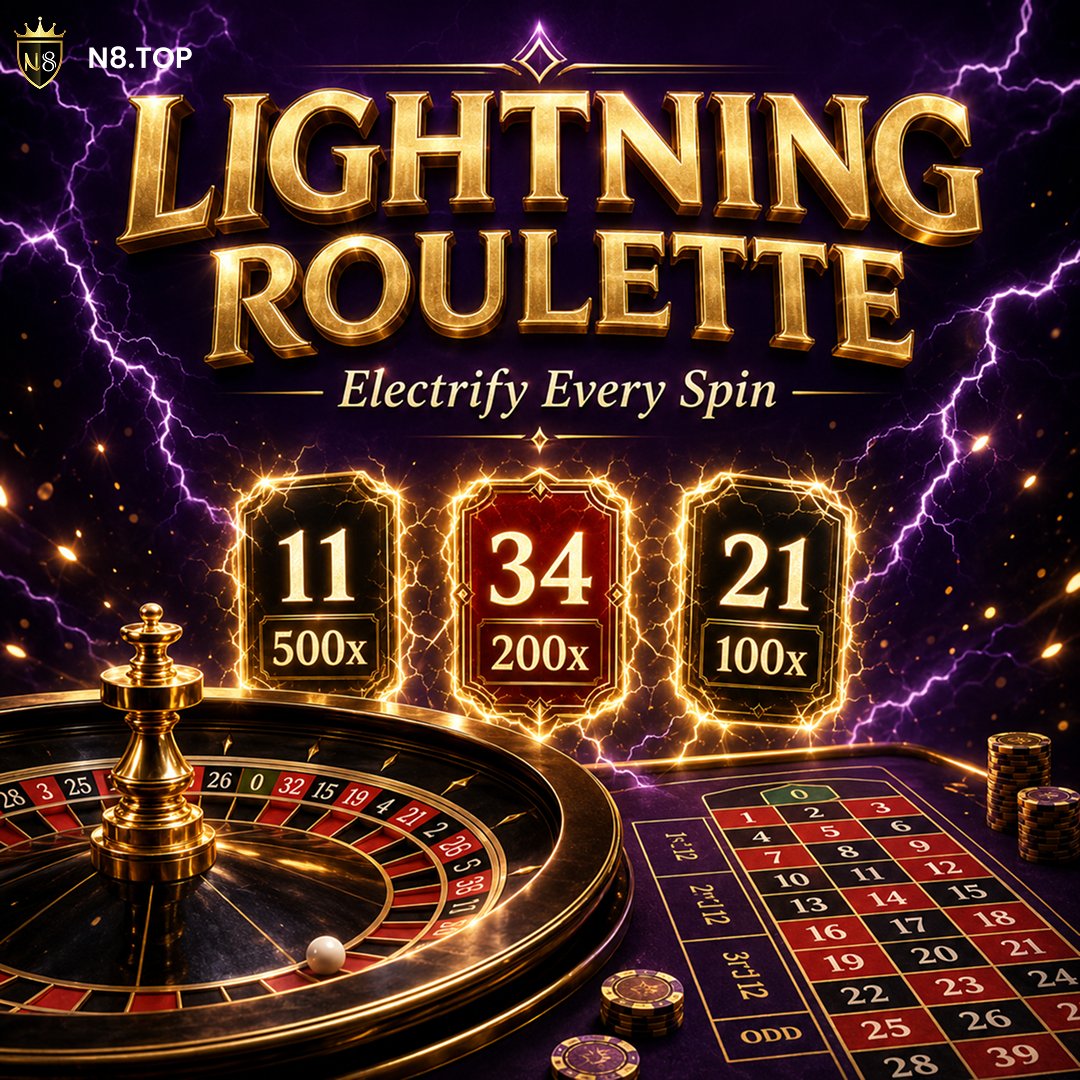 n8_social66758's tweet photo. ⚡ Feel the Shock. Chase the Jackpot! 🎯
Every spin brings a new chance to hit Lightning Multipliers and turn the game around! 🌩️
🎡Electrifying Spins
💥Massive Multiplier Opportunities
🏆Every Round Brings New Excitement
LINK IN BIO
#LightningRoulette #Roulette #LiveRoulette https://t.co/ewPSyhbroj