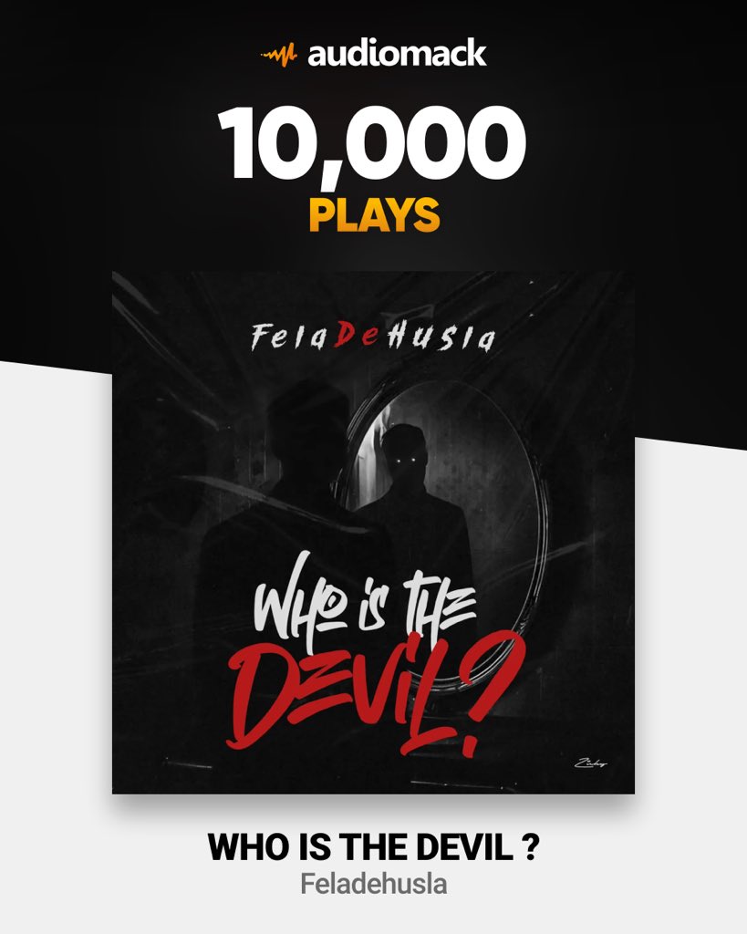 feladehusla's tweet photo. Grateful🙏 May God bless everyone listening.
Who’s the Devil? isn’t that kind of song everyone will dance to, but it’s definitely the kind that makes you reflect, question yourself, and think deeply about life. If it speaks to you, share it with someone who needs to hear it. 🖤 https://t.co/6eeYOME0vd