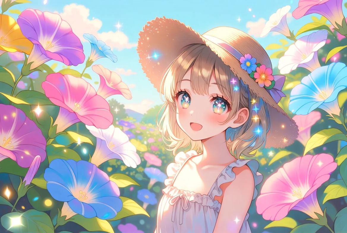 eoixn's tweet photo. 朝いちばんの花便り🌺

ぱっと朝顔こんにちは🌞
わくわく空を見上げよう☁️

きらきら朝の光で✨
にこにこ花が目をさます😊

明日も会えるかな💙
早起きが楽しみだね🌈

#朝顔 #夏の花 #花あそび https://t.co/yo75pWHDtl