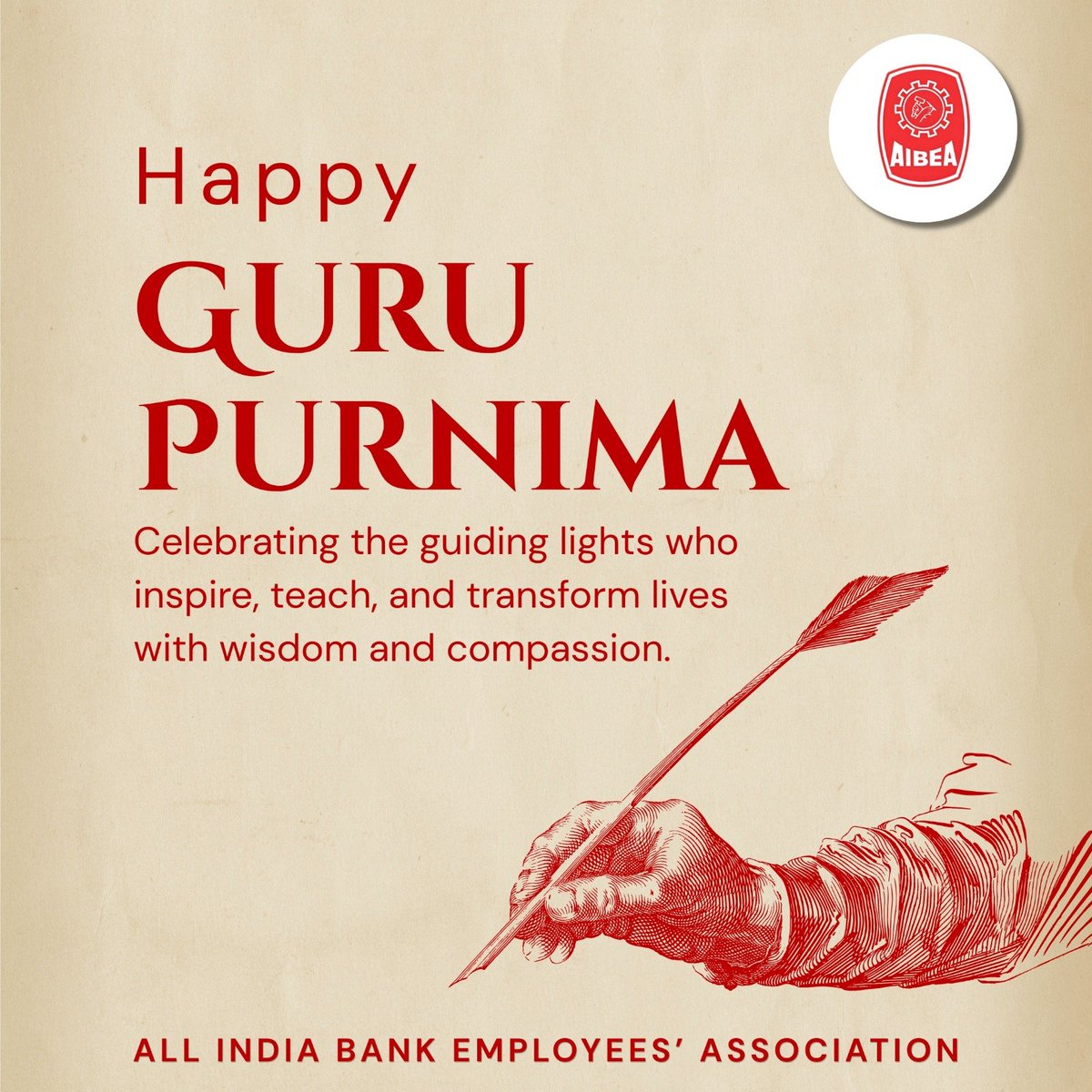 AIBEAofficial's tweet photo. #Happygurupurnima
#AIBEA https://t.co/AOMMUwzbJd