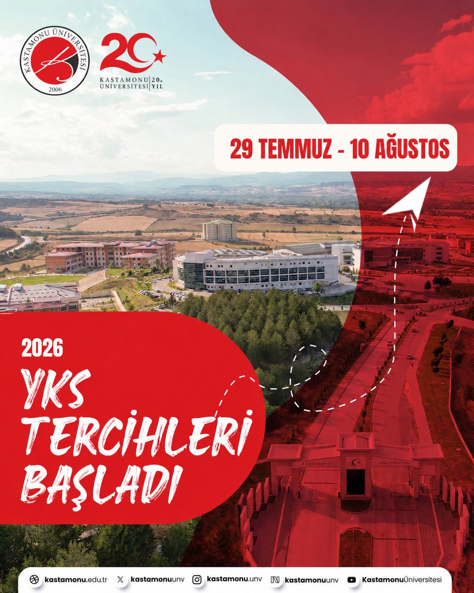 kastamonuunv's tweet photo. Kastamonu Üniversitesi'nde geleceğe adım atmak için heyecanlıyız ve sizi aramızda görmek için sabırsızlanıyoruz! 🌟🤗

Tercih döneminde merak ettiğiniz her şeyi https://t.co/TqO4HMrkey adresinde bulabilirsiniz. 🌐📚

🔎📱💻✨

Başarılar! 🍀

#KastamonuÜniversitesi #SeniBekliyor https://t.co/Zmhq9fKGEW