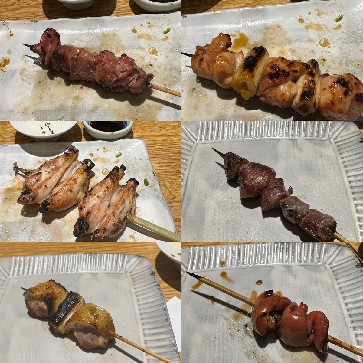 us_stockgourmet's tweet photo. 焼鳥はちまん / 早稲田

焼鳥と燗酒の組み合わせがホント最高！ジューシーな焼鳥に、燗酒をお��のお任せでいただく。夏だろうと燗酒は美味い！焼鳥��好きな焼き加減！氷を入れてロックで飲むアイスブレーカーを燗酒で飲むのは初めてだけど温めても美味いですね〜。ご馳走様！ https://t.co/b30U5UTktW