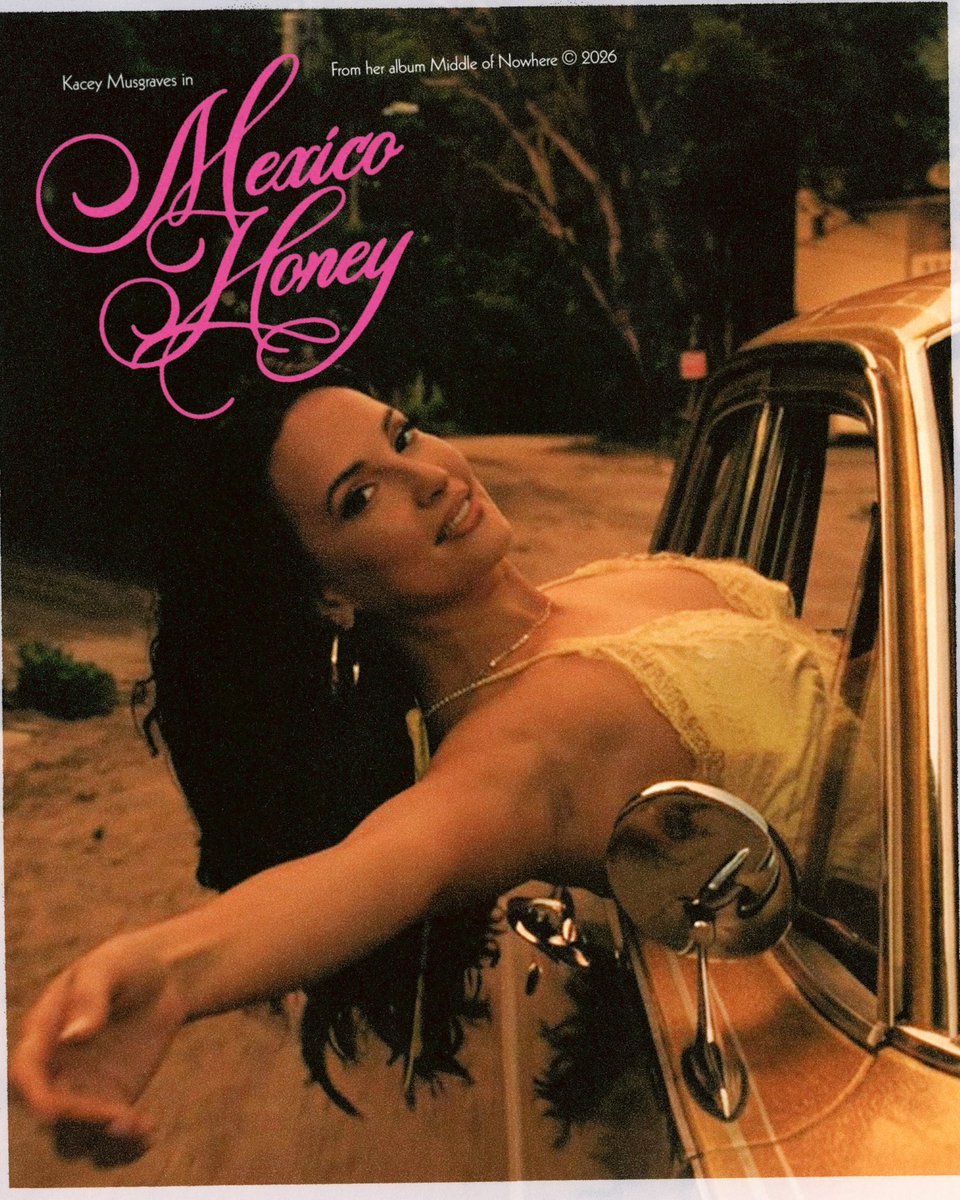 PopCrave's tweet photo. “Mexico Honey” by Kacey Musgraves reaches a new peak of #48 (+11) on the Hot 100 this week. https://t.co/MVWkv7QovS