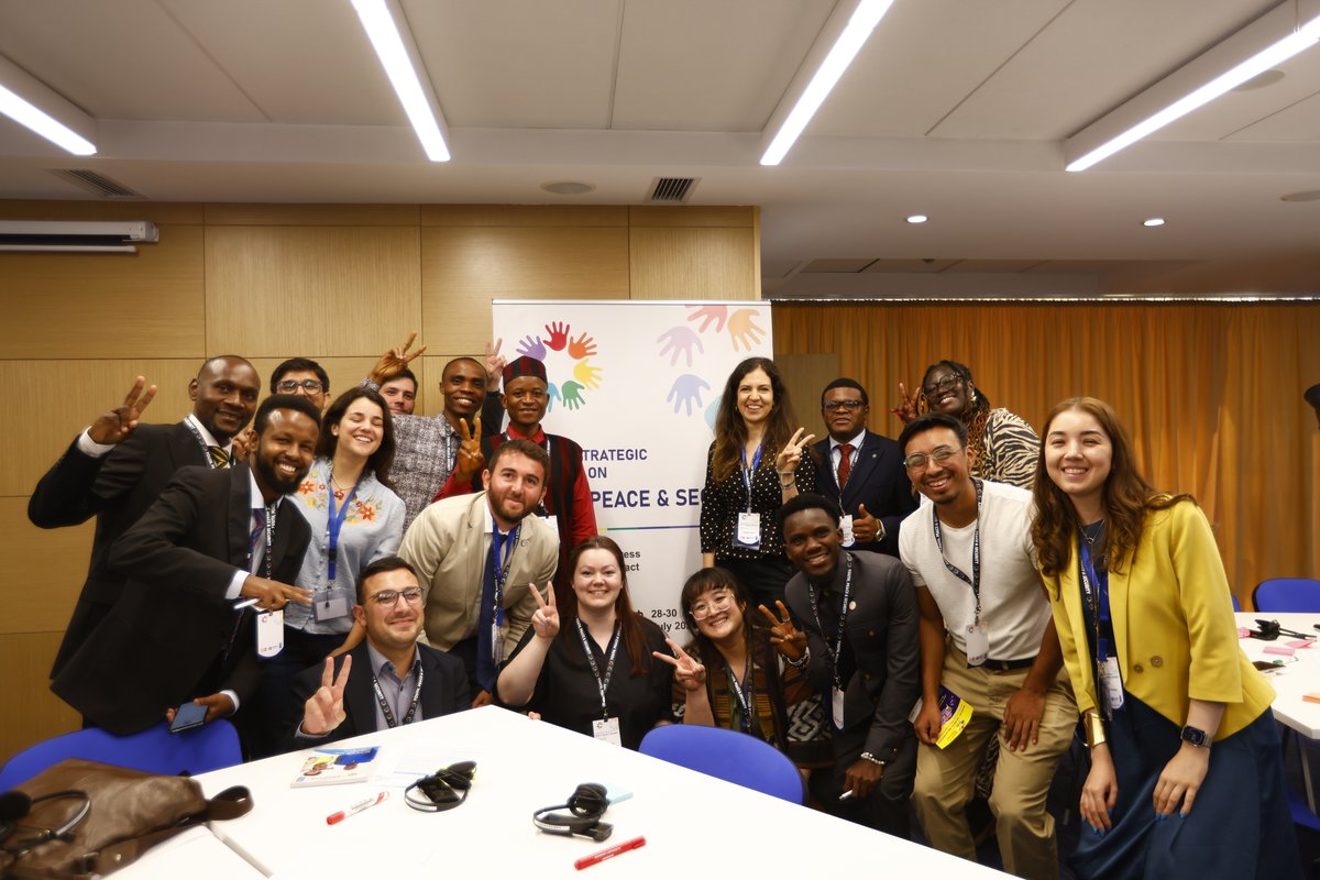 UNFPA's tweet photo. Over 60 representatives from national and regional #YPS coalitions are in #Almaty to strengthen partnerships, share solutions and advance the #YouthPeaceSecurity agenda.

@UNFPA is committed to ensuring young people lead the way to safer, more peaceful and inclusive societies. https://t.co/vM0u9wyYVE